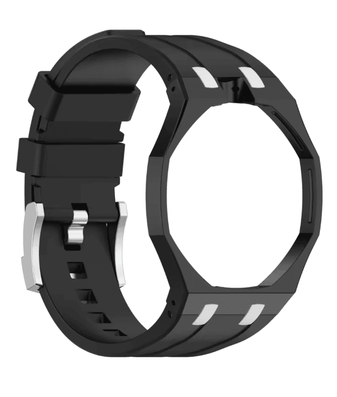 Wrist strap with integrated case — Black & Grey
