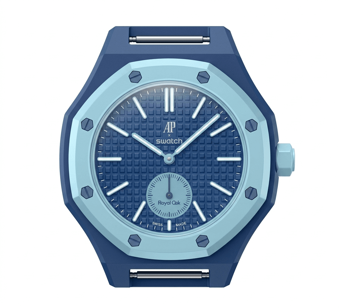 Swatch x AP Royal Pop with conversion cage
